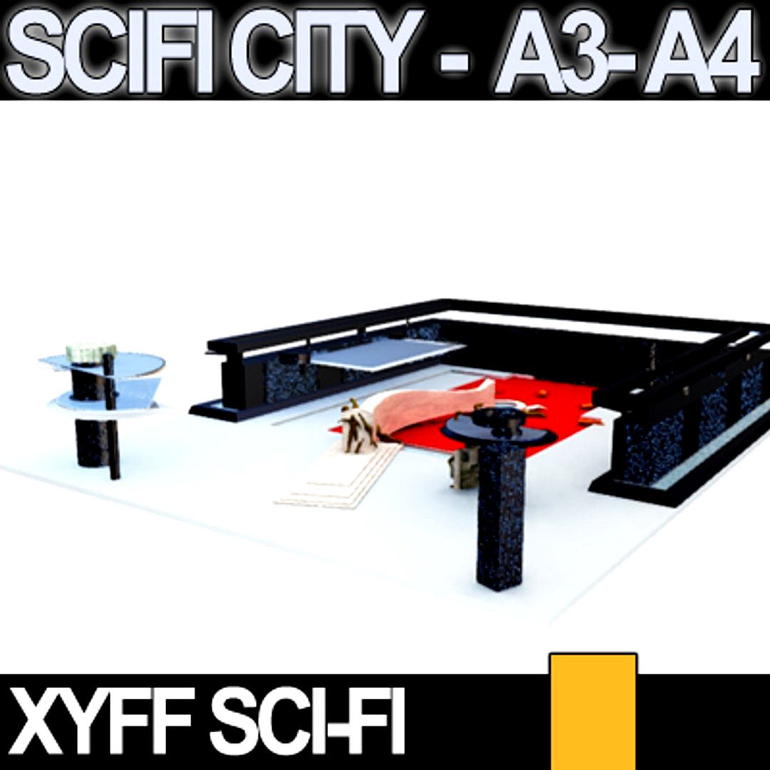 Xyff SciFi City A3 and A4