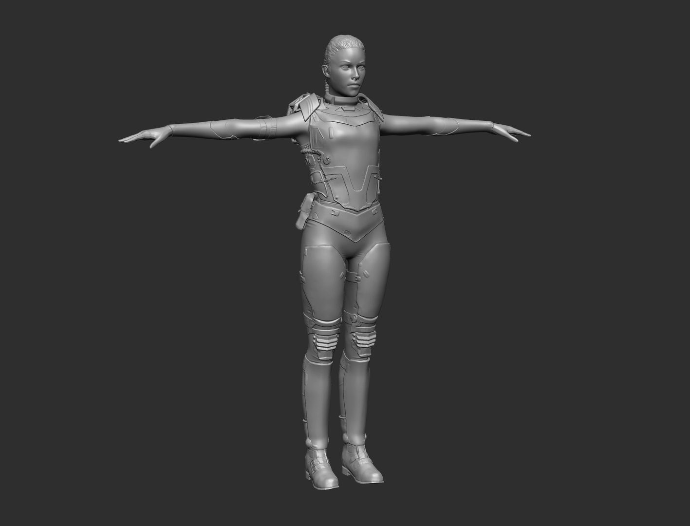 Female Soldier Sculpt