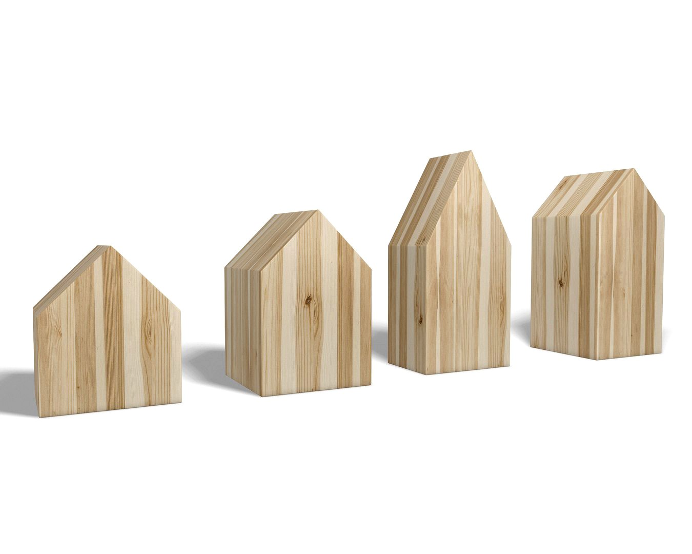 Miniature Wooden Houses - Decoration