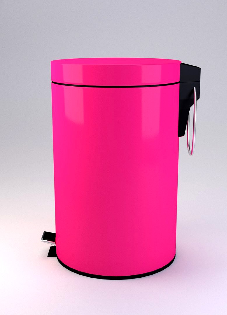 Pink Pedal Bin