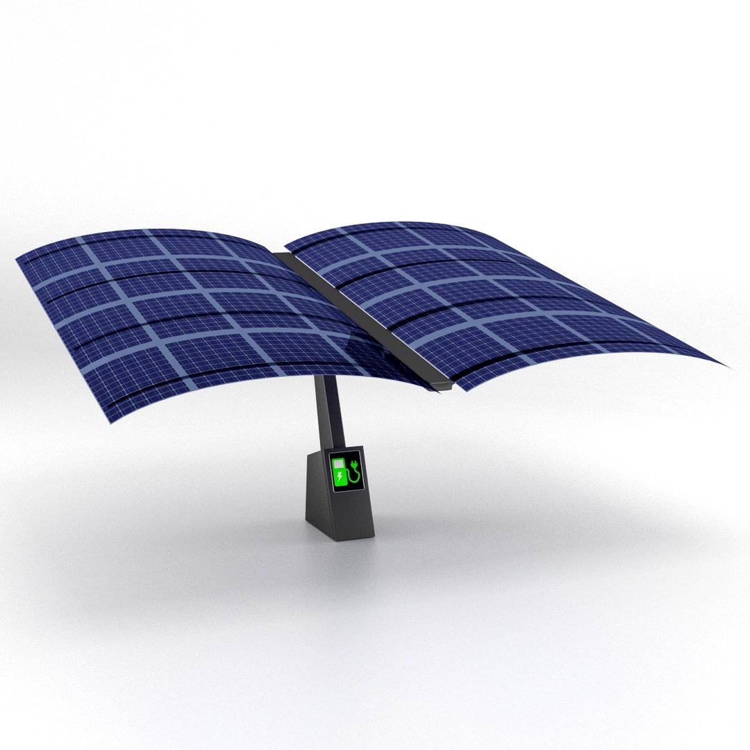 Photovoltaic Sunshade and Electric Vehicle Charger