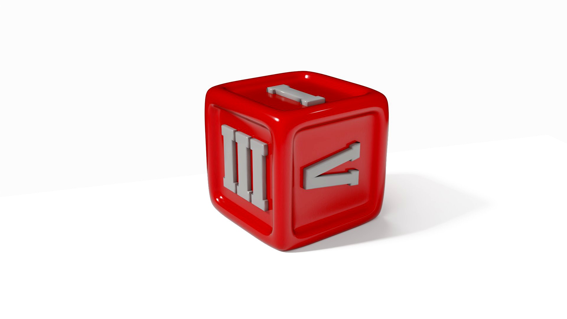 Dice with Greek numbers