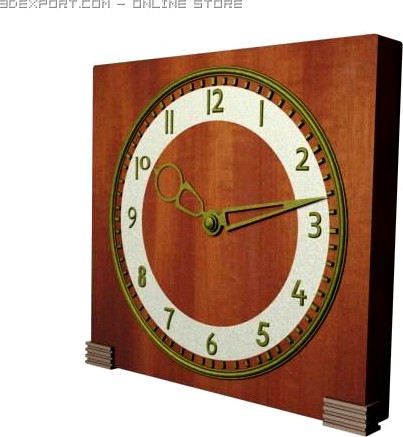 grandmother's clock 3D Model