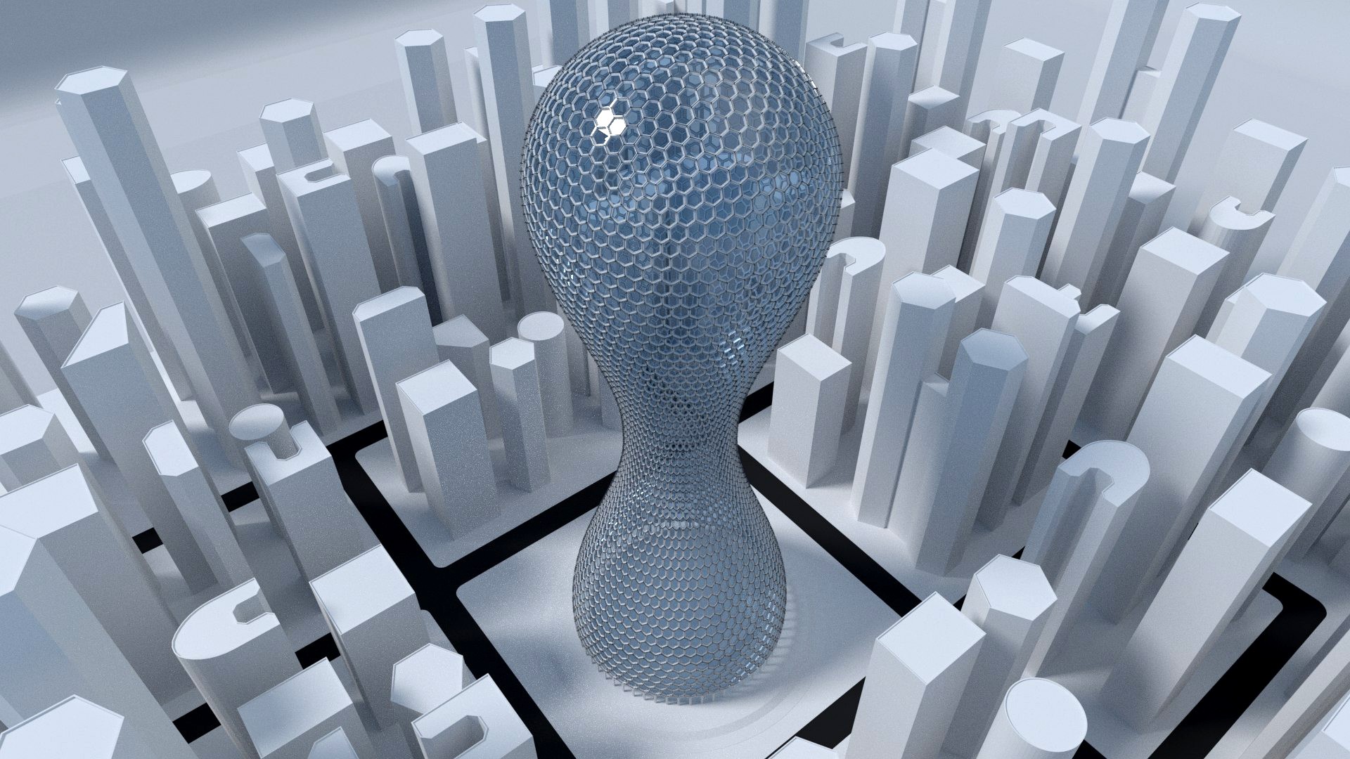 hexagon bowling tower