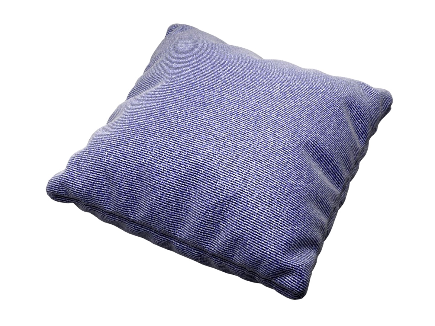 Blue denim pillow