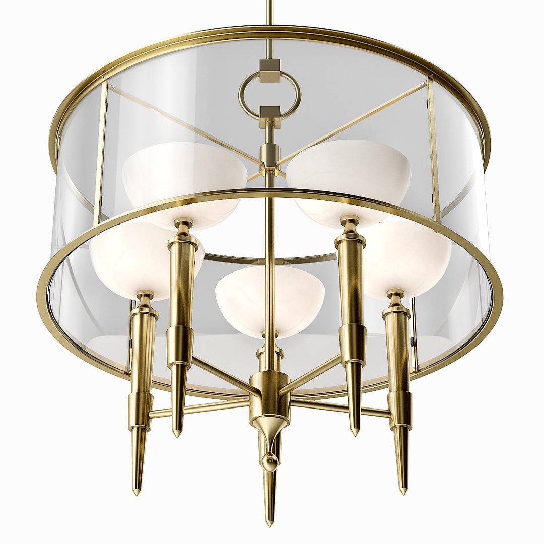 Baker Coupelle Chandelier - Five Arm