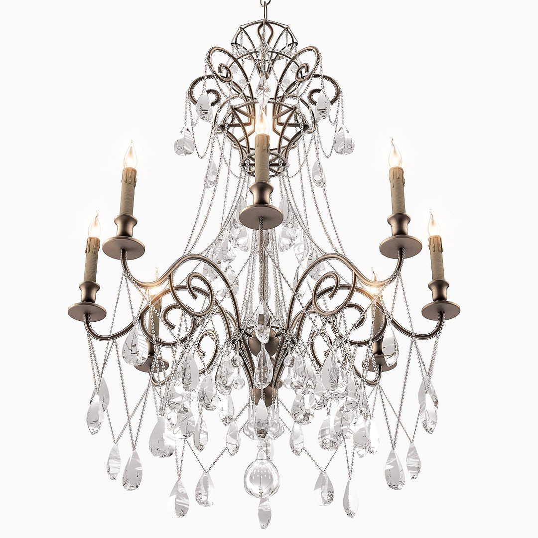 Currey and Company Lillian Chandelier 9051