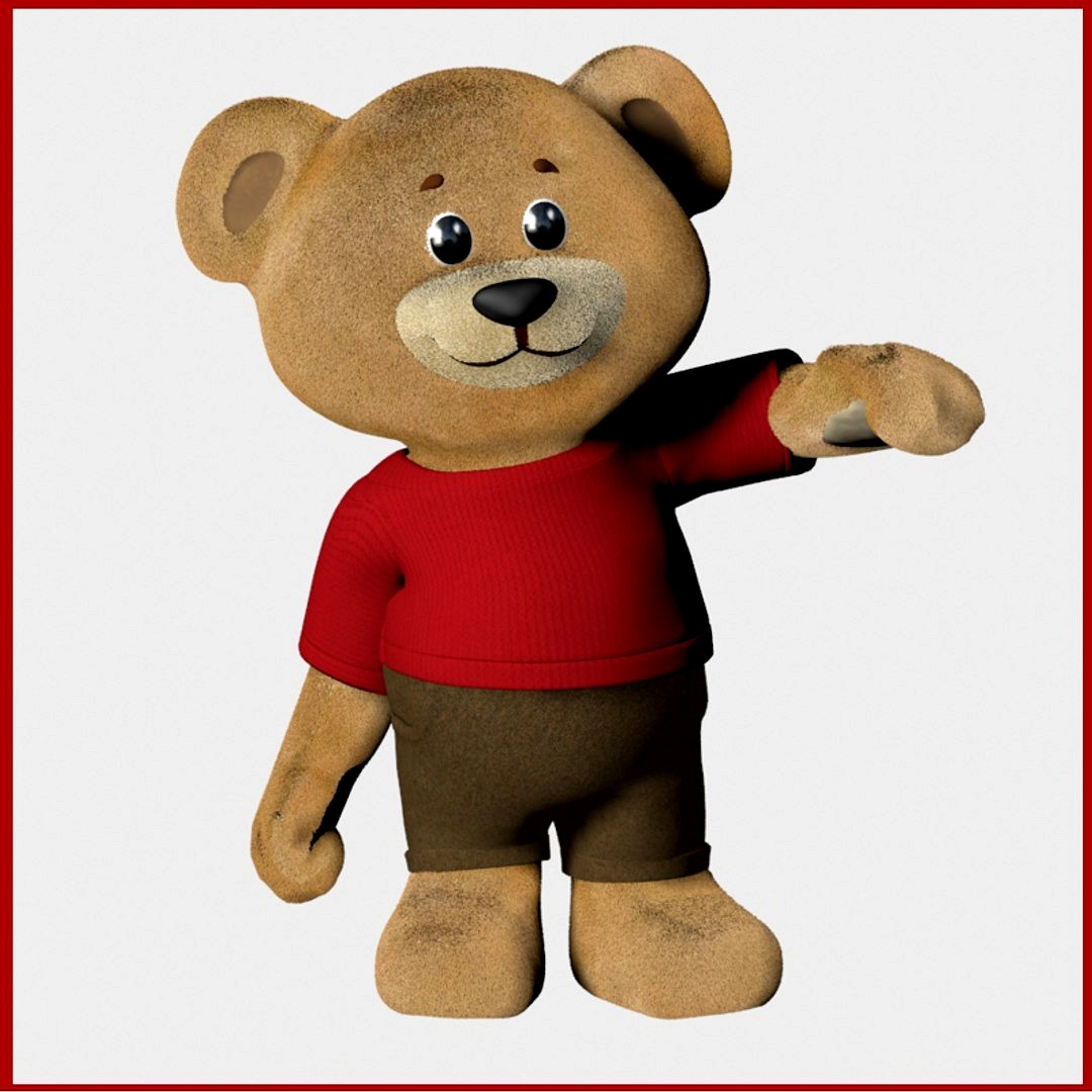 Teddy Bear_Rigged_Fur