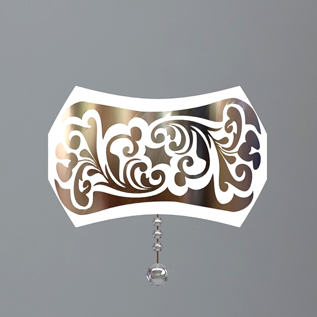 Ornate Contemporary Wall Sconce