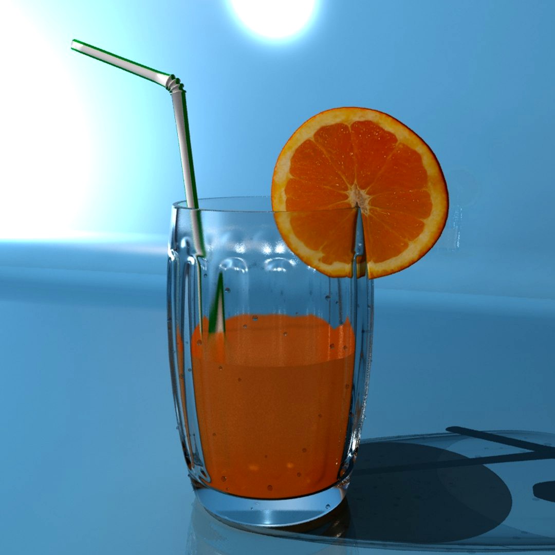 Orange Juice Glass