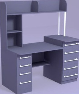 Writing table 3D Model