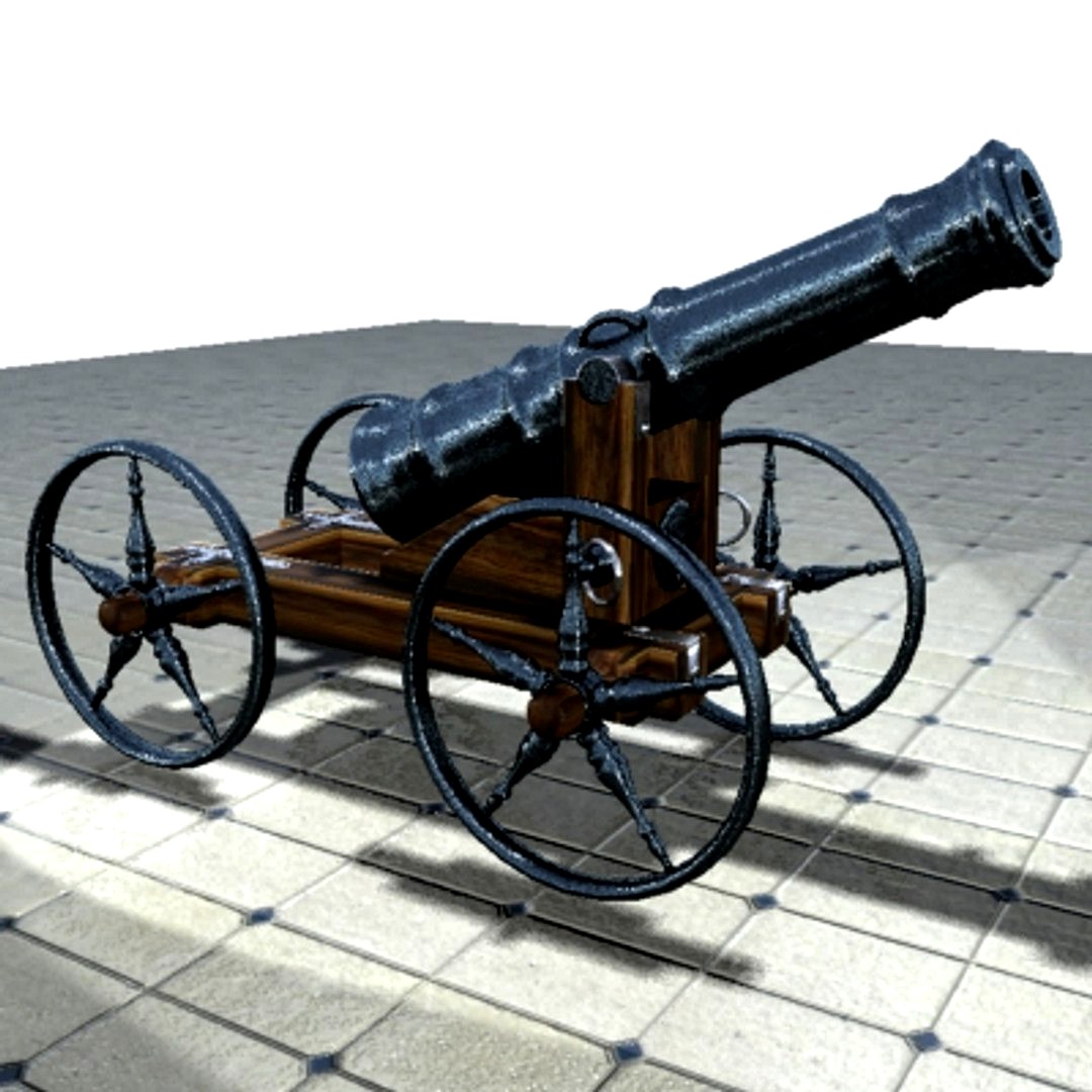Medieval cannon-carriage
