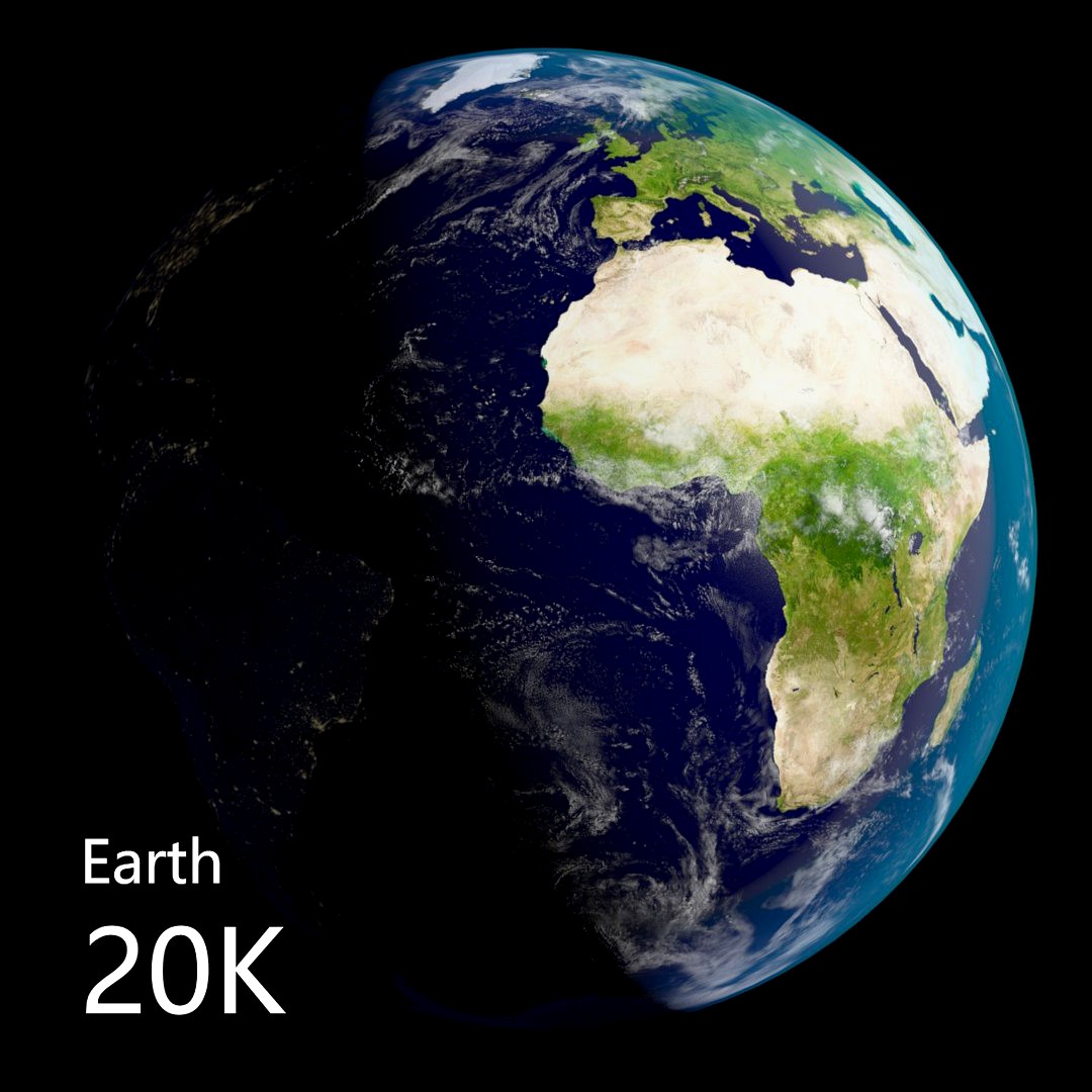 Earth - photoreal (20k)