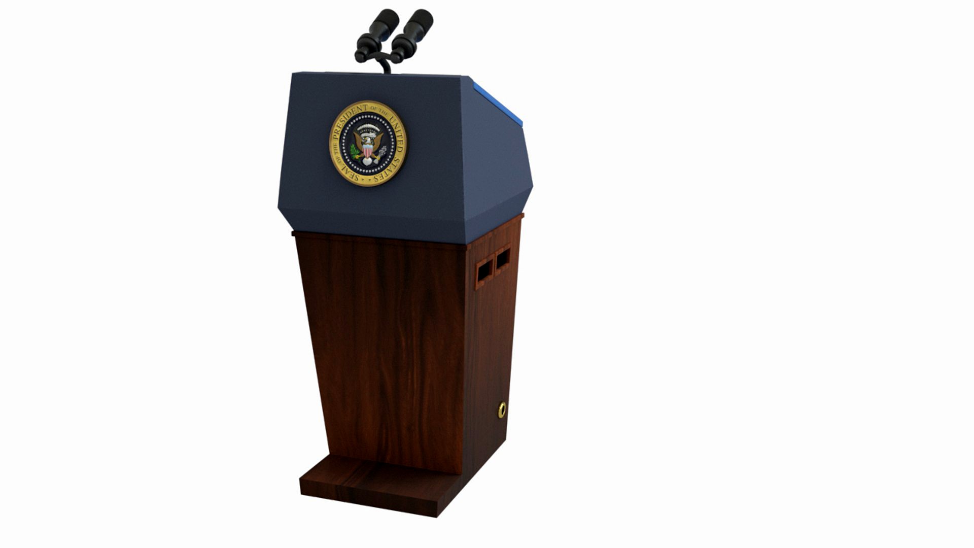 Presidential Podium and Seal