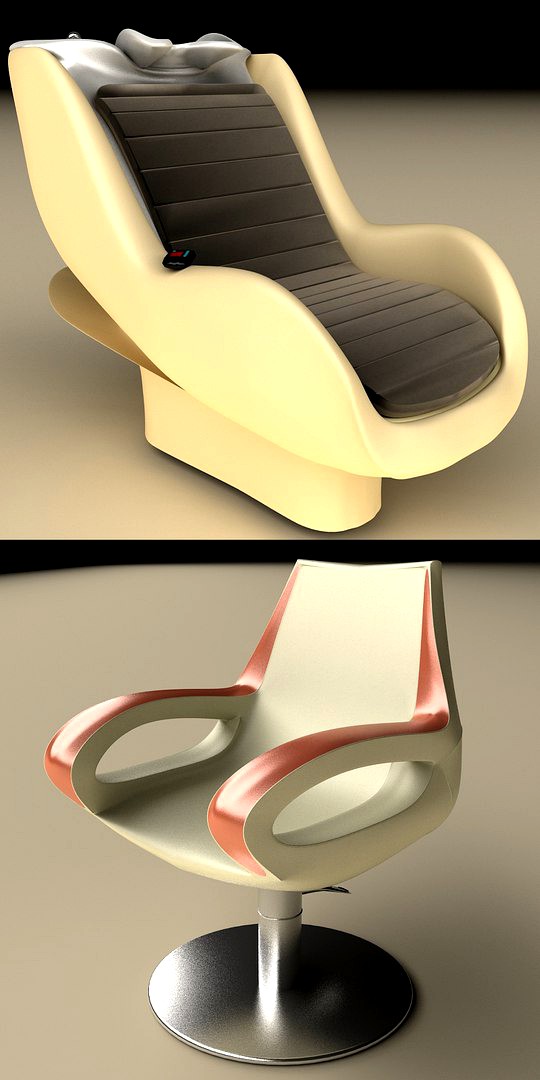 Modern Beauty Salon Chair Set