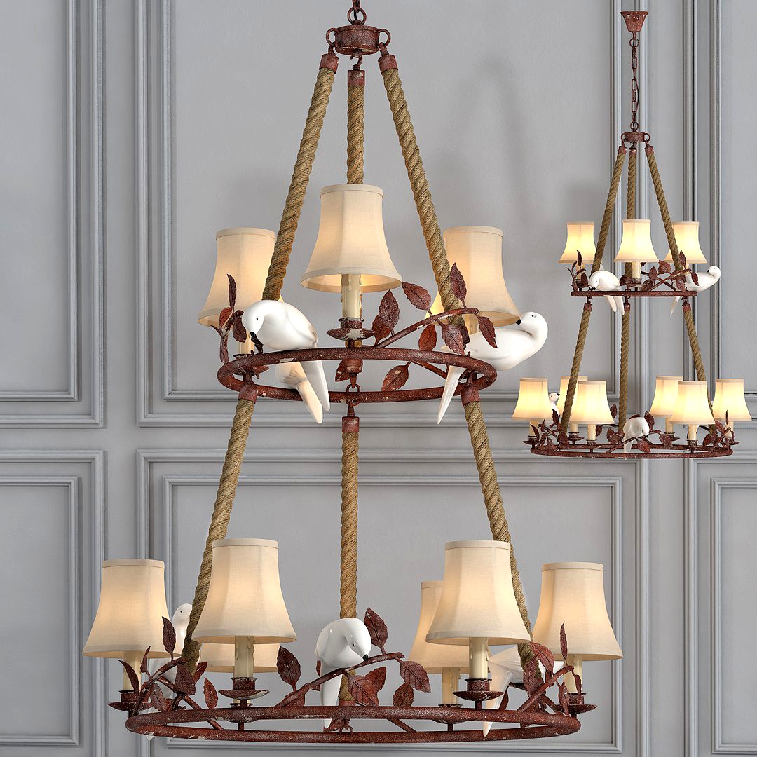Chandelier Norman Bird Forest 9