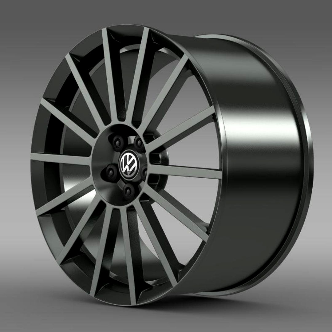 VW Polo R WRC Street rim 3d model