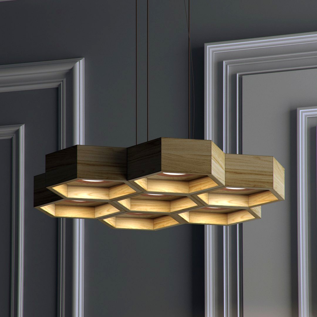 Honeycomb 6 Loft Wooden Ecolight