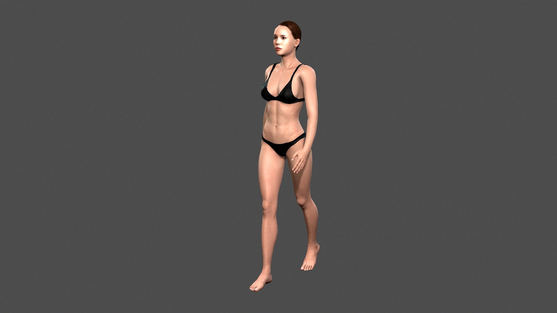 Beautiful Woman -Rigged and animated for Unreal Engine