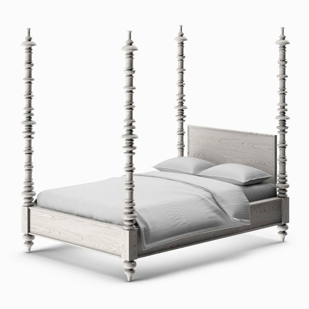 Restoration Hardware Zoe Four-Poster Bed