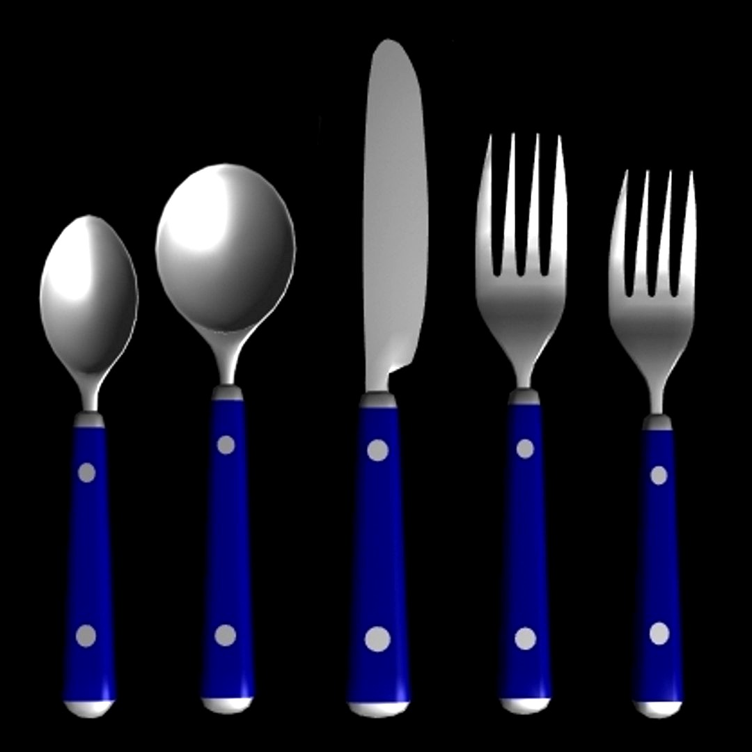 cafe flatware.3ds