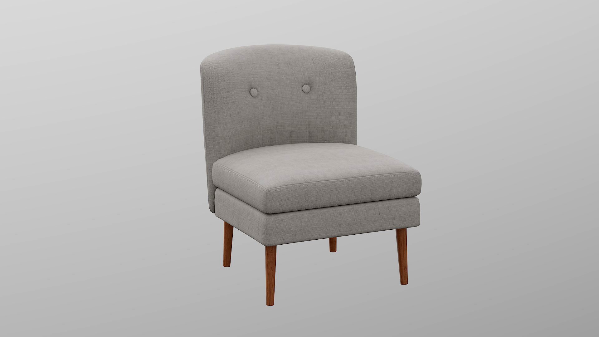 Eren Chair Ivory upholstered