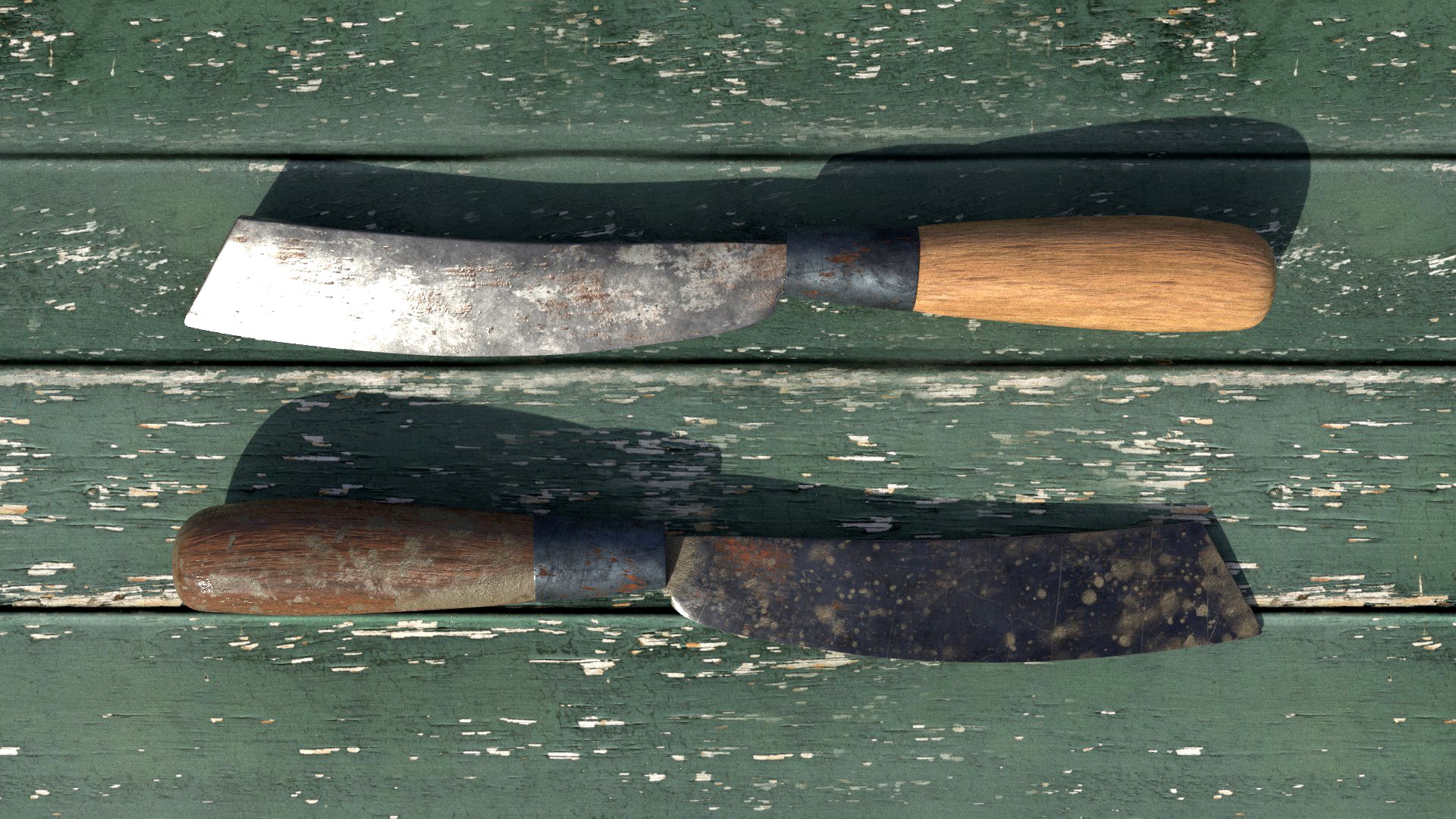 Knives photorealistic