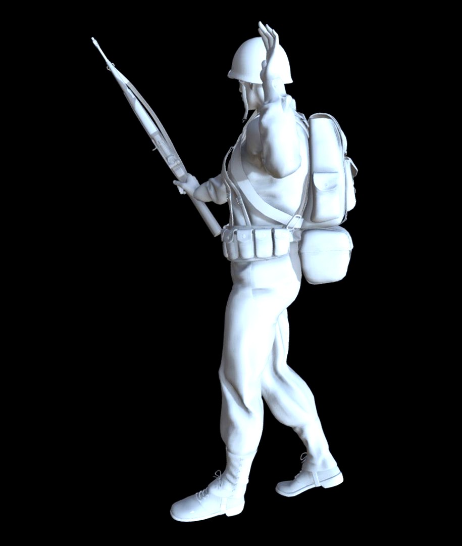 US Soldier WW2 printable