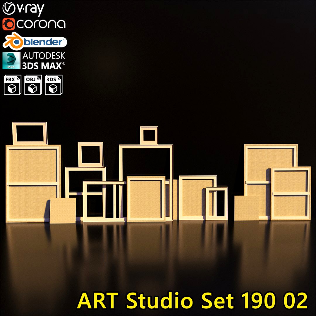 Artist Studio Canvas Set 190 02