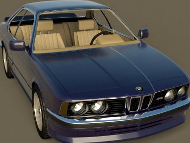 BMW M6 E24 3D Model