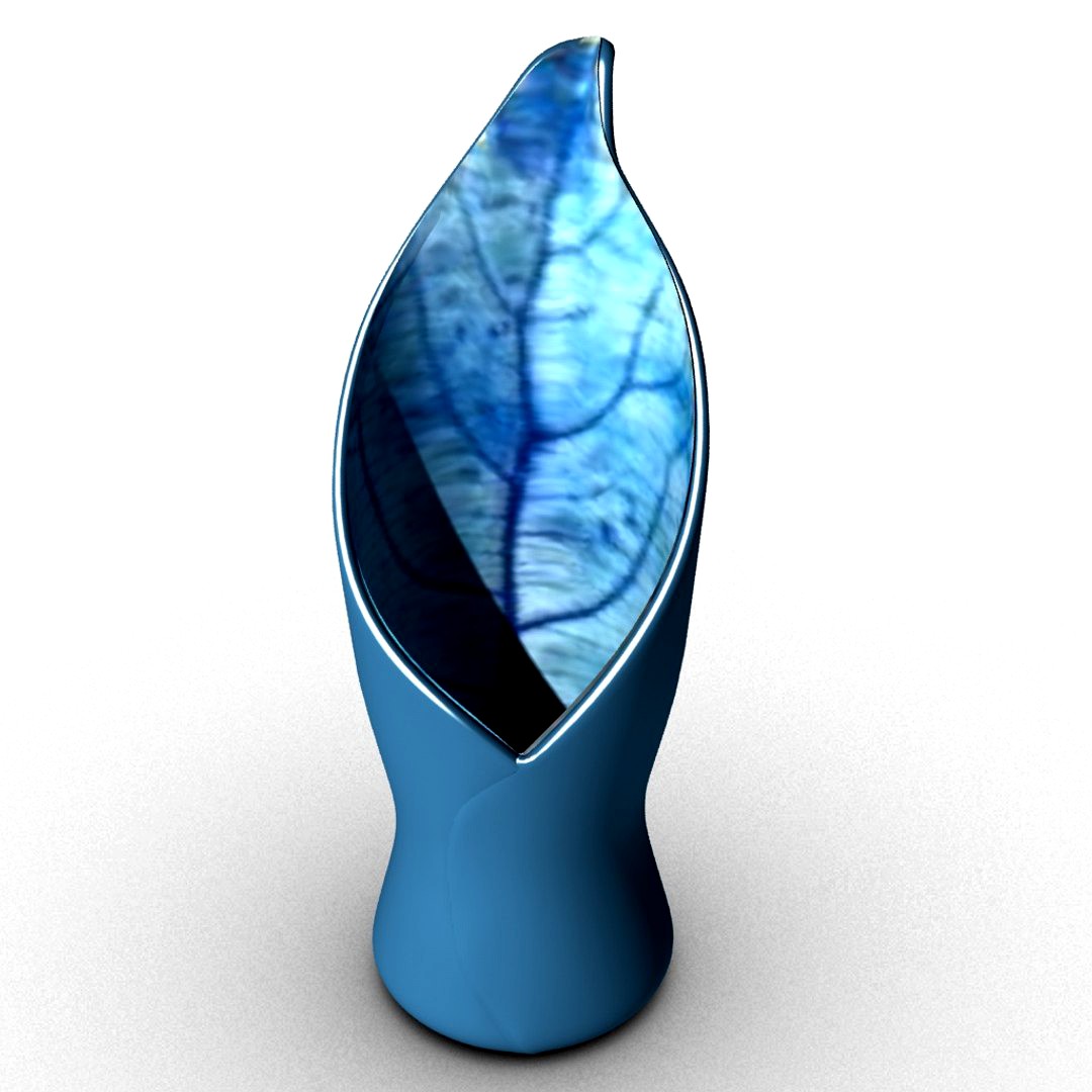 Ceramic vase ( leaf shape )