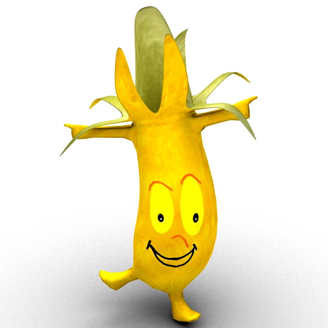 Cartoon banana