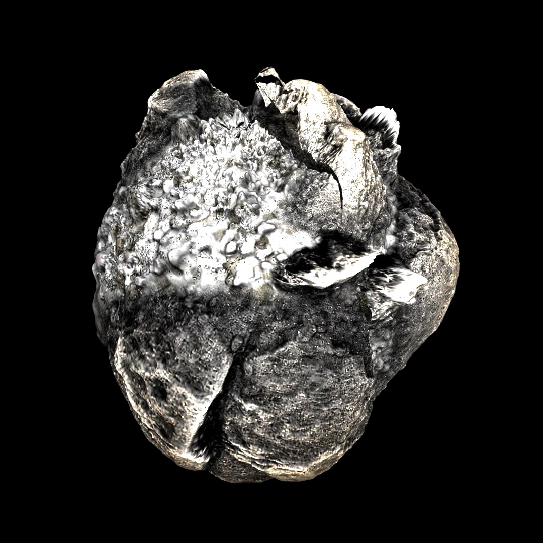 low poly Meteorite