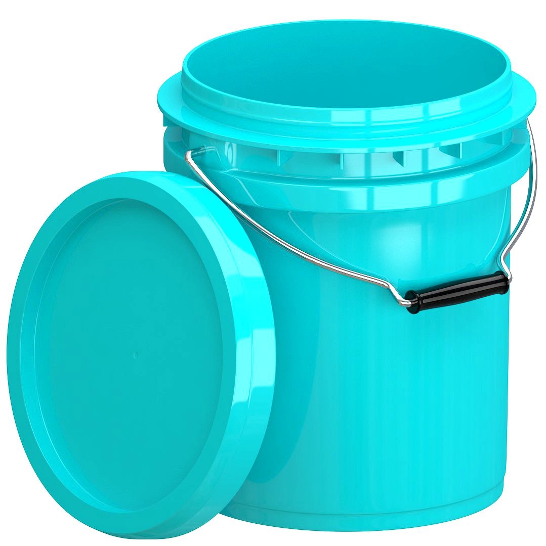 Food Grade 5l Plastic Bucket Turquoise