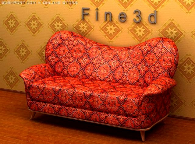 01Multiplayer sofa013 3D Model