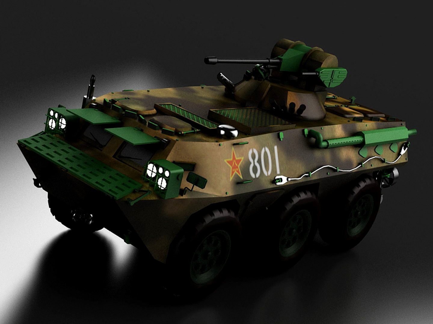 Armoured fighting vehicles  armoured vehicles with explosion-proof wheels