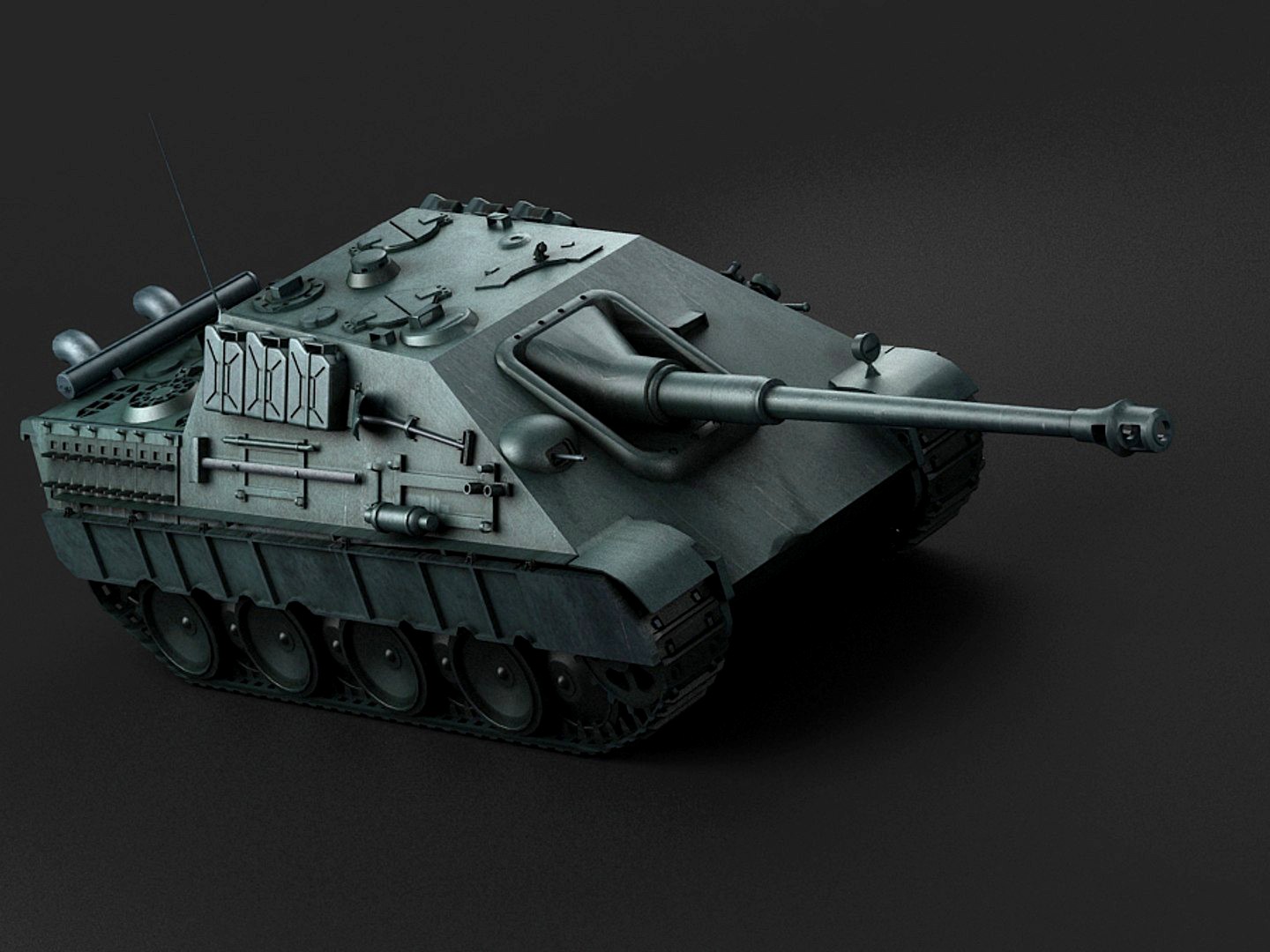 Germany  Jagdpanther  tank destroyer long range defense heavy