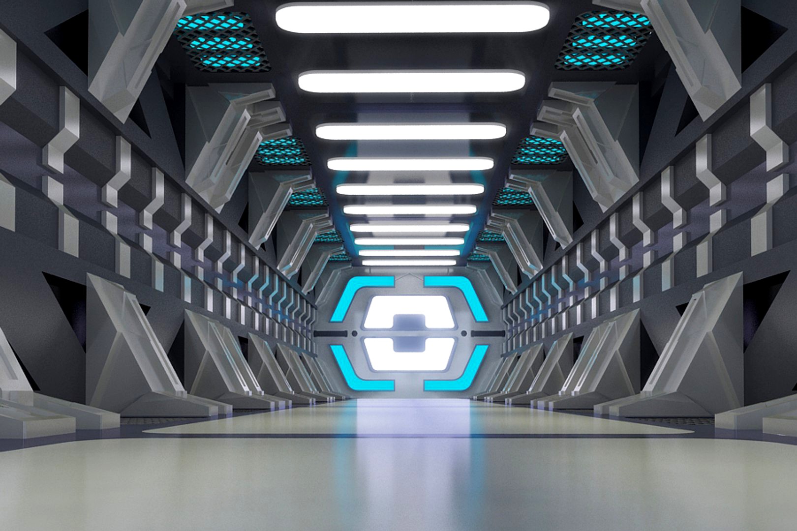 Space Station corridors, spaceship landing sites, sci-fi scenes, space corridors, sci-fi corridors, corridors, labs