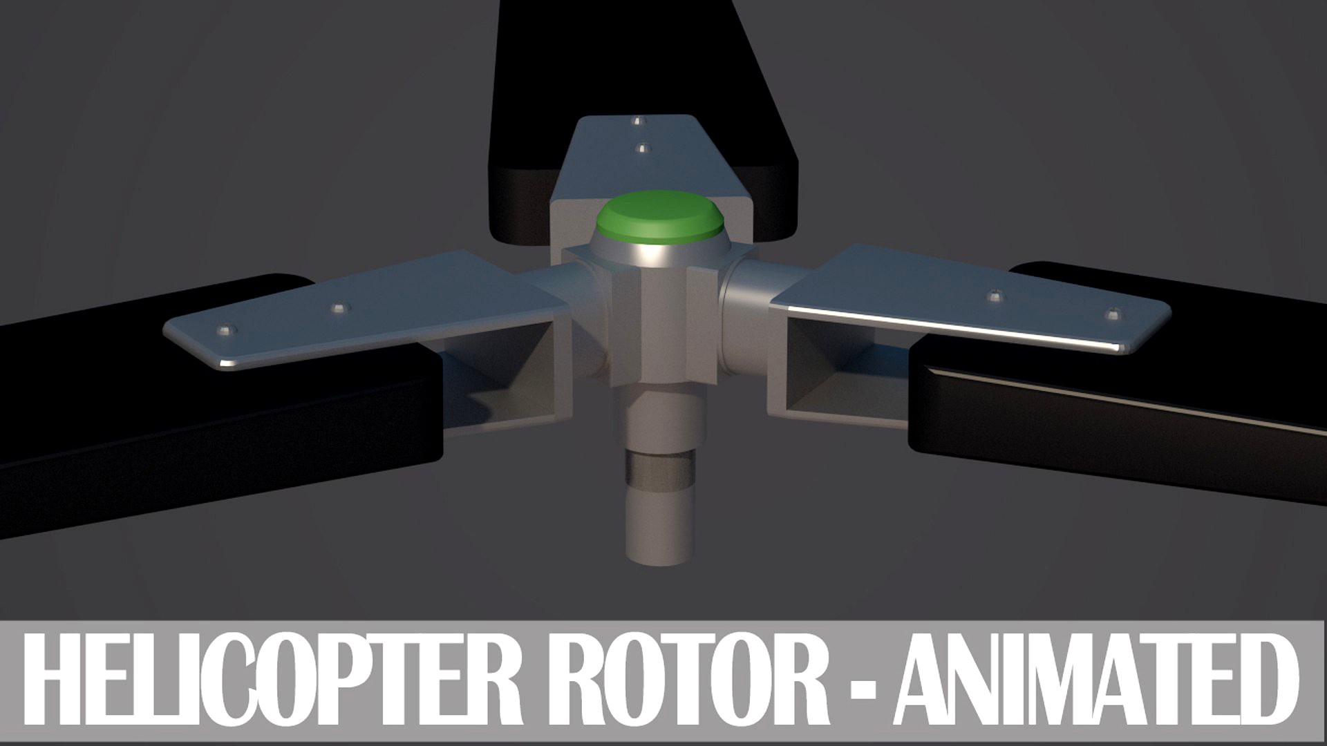 Light Helicopter Rotor Animated