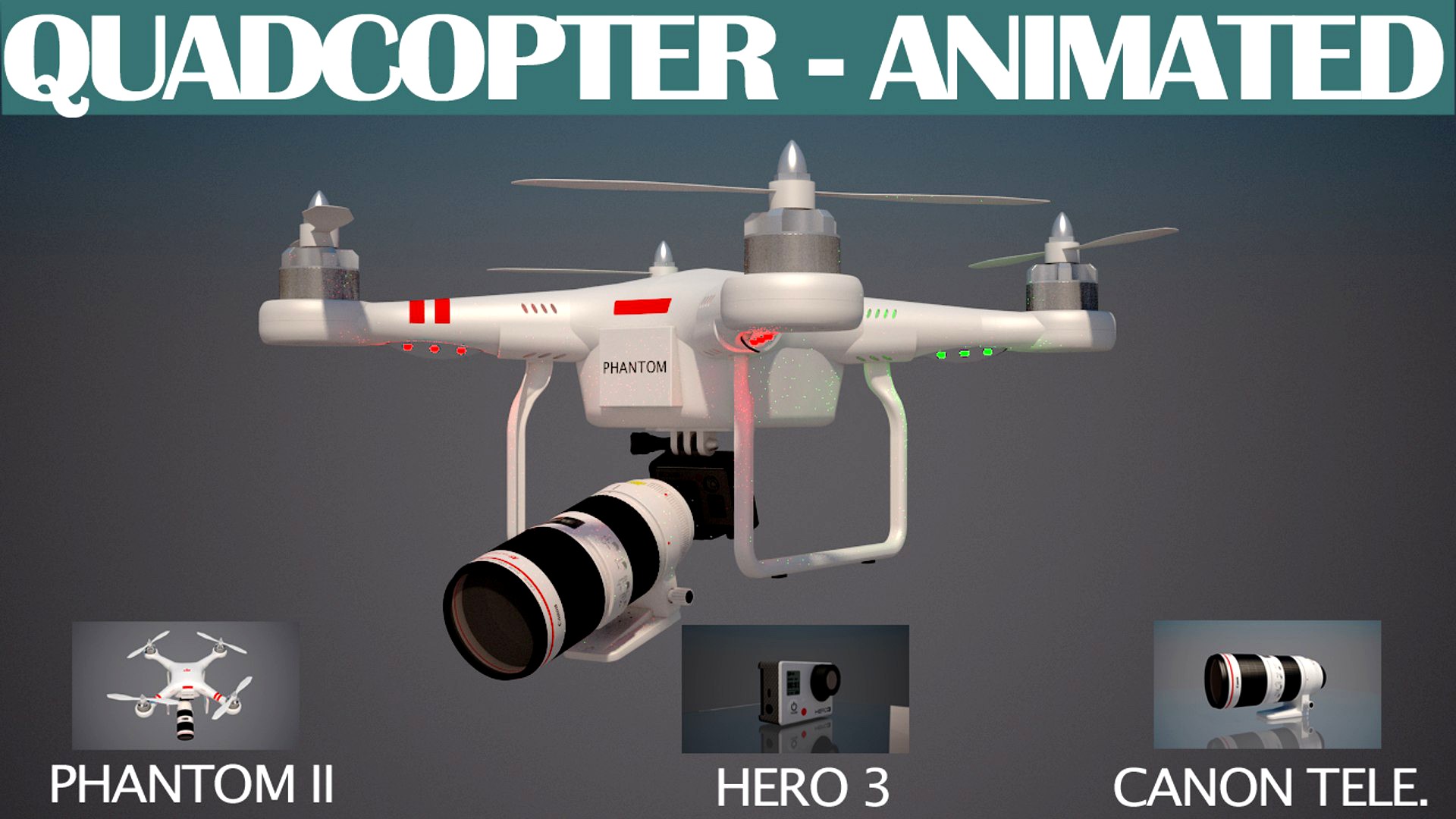 Quadcopter Animated.