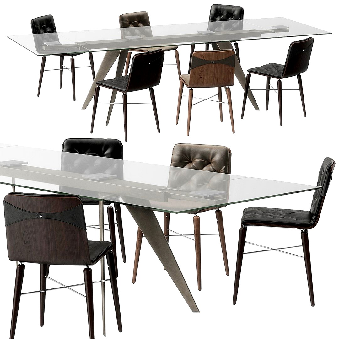 Kate chair Ramos table by Bontempi