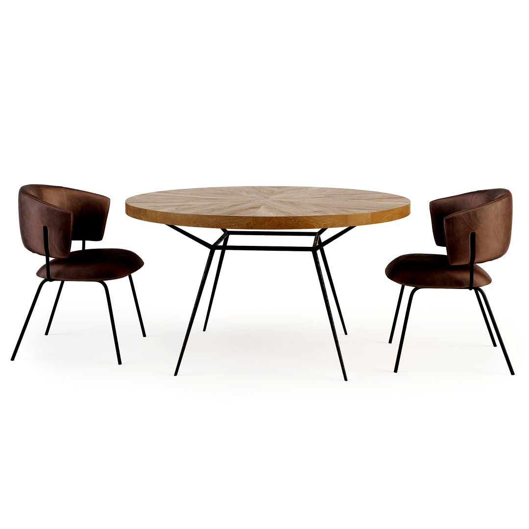 Portello Chair and Frank Table