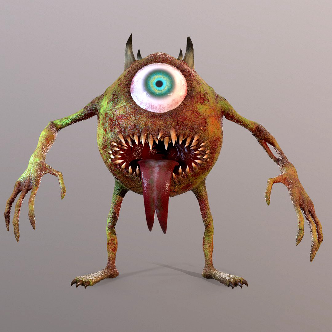 Mike Wazowski Scary Monster