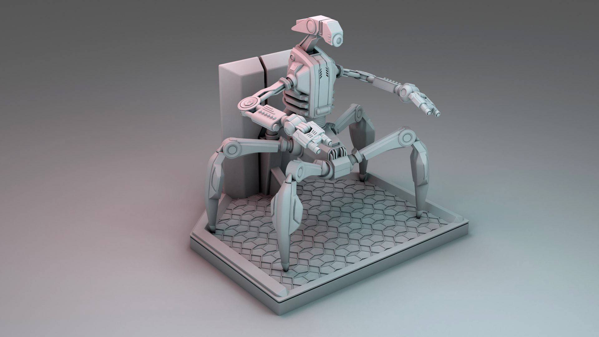 Robot with four legs