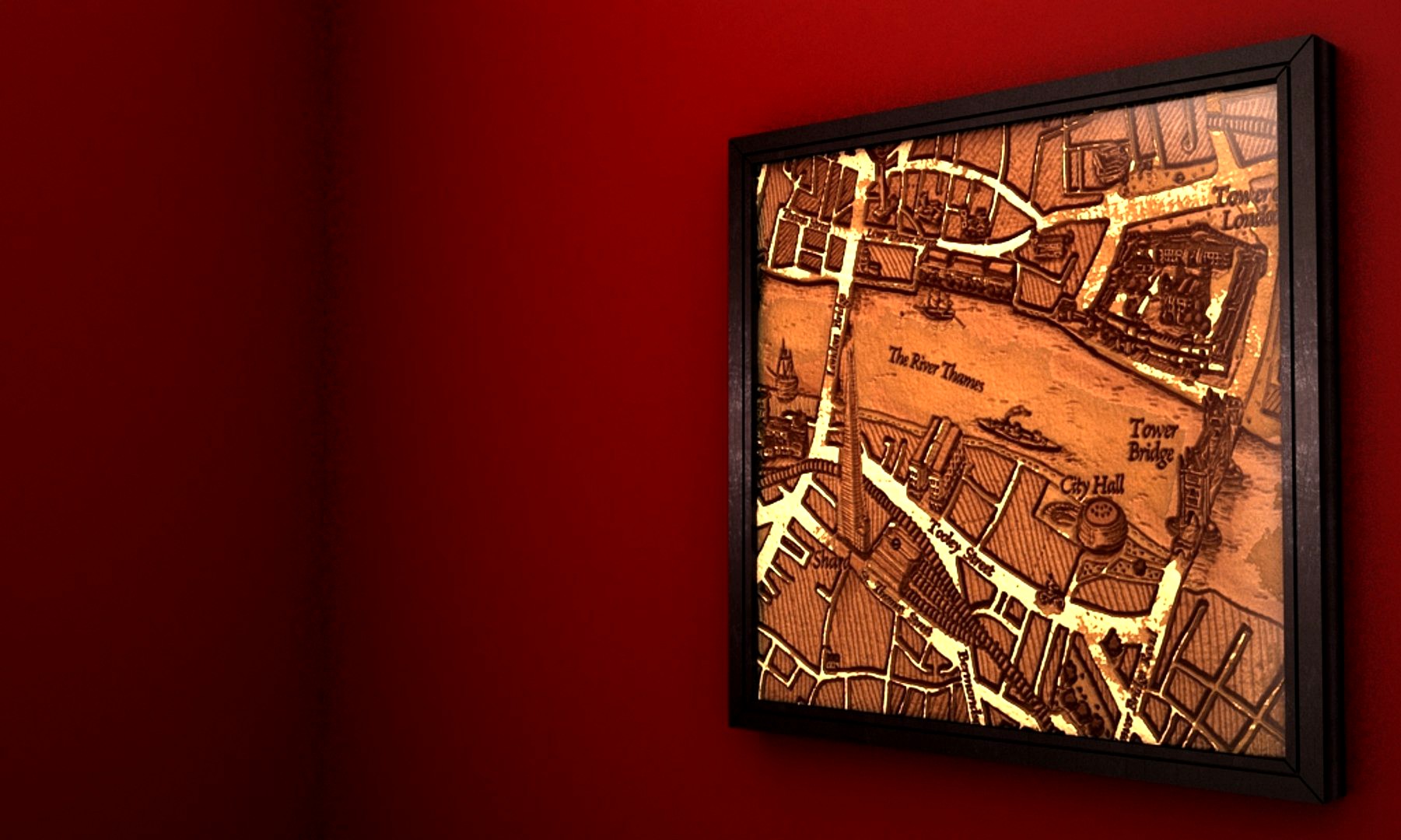 CANVAS SCULPTURE 3D ARCHITECTURE 2014