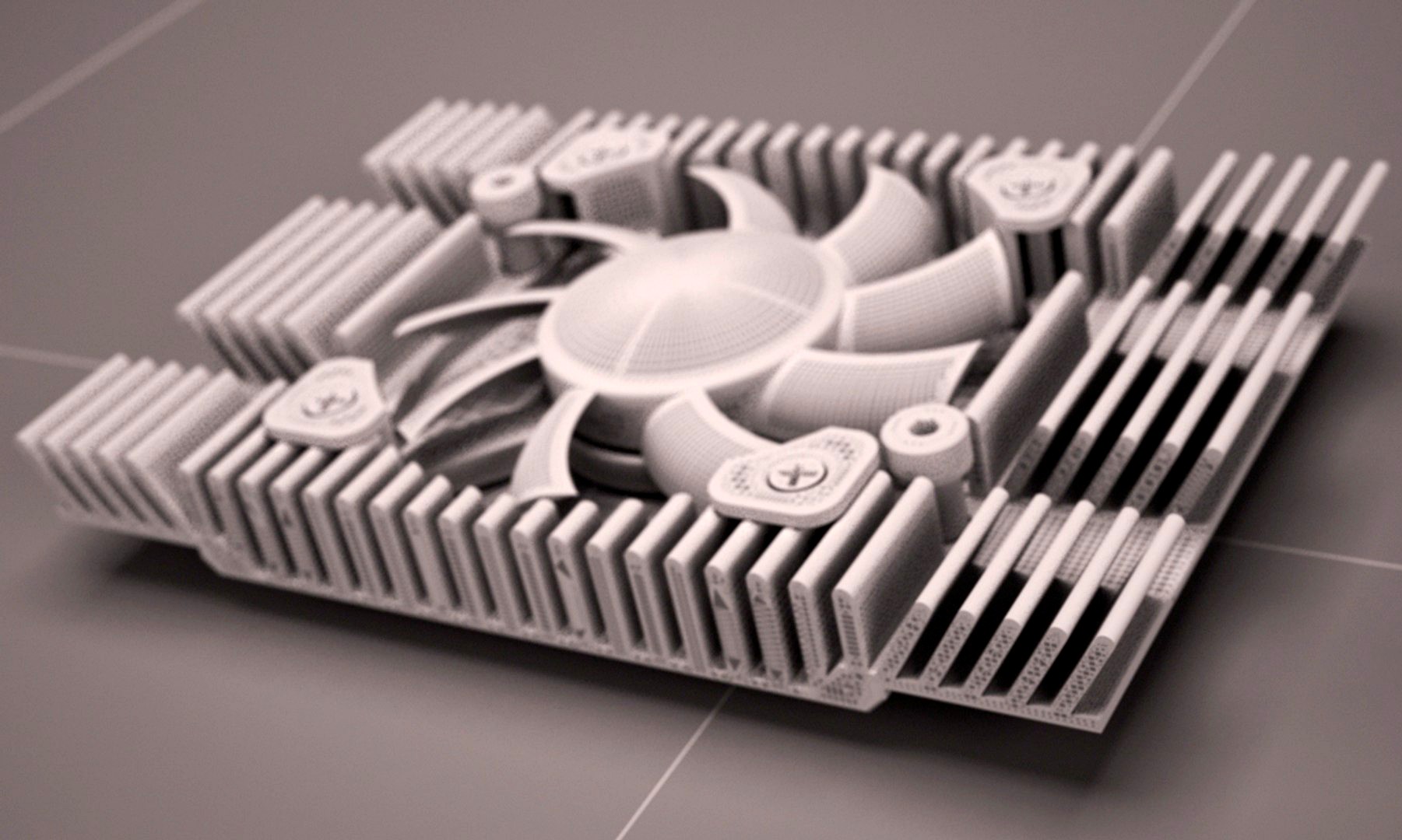 GRAPHICS CARD INTEGRATE COOLING FAN AND HEATSINK 2013 RAW EDITION