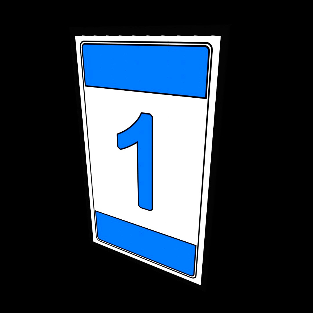 Tri-Panelled Rotating Sign