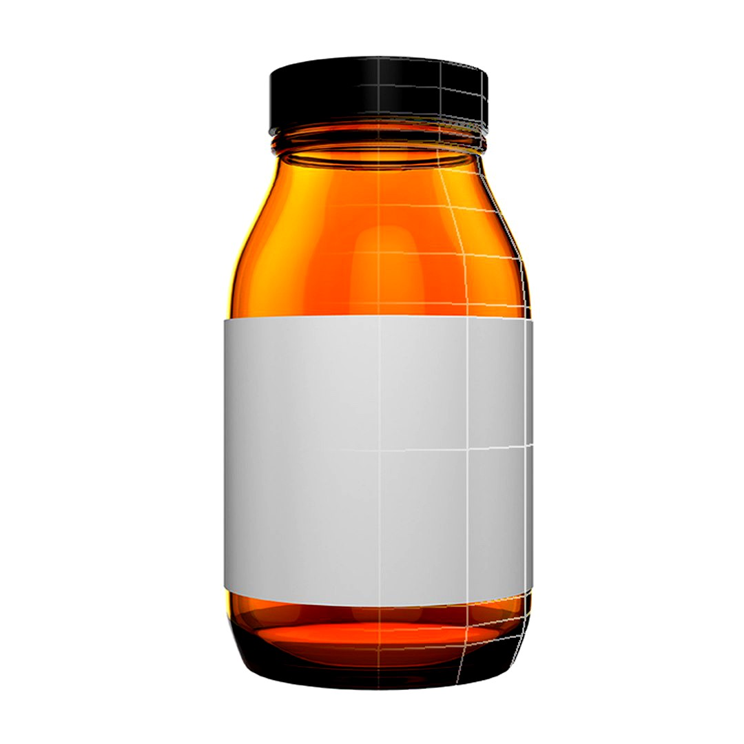 Drug Vitamin Supplement Bottle