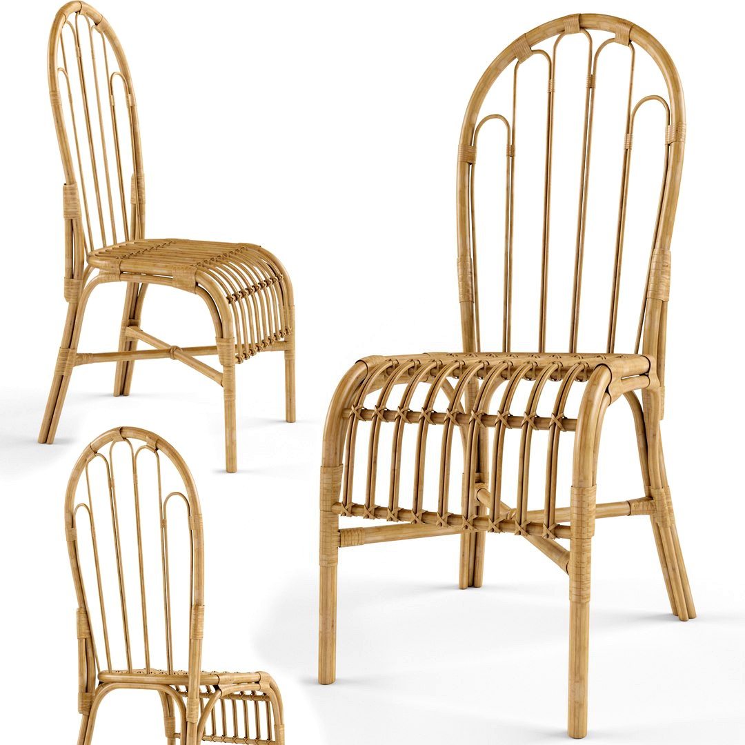 DINING CHAIR IN RATTAN