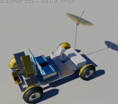 Lunar Rover 3D Model